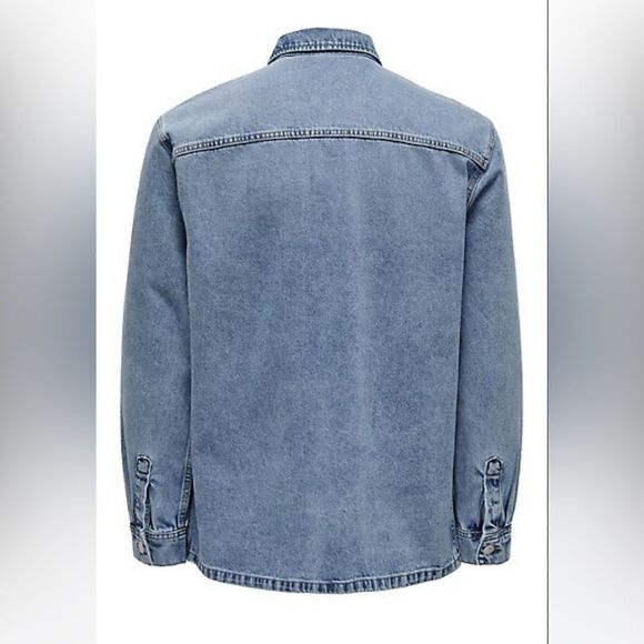 Only & Sons Saka Denim Shacket XXL - Picture 3 of 14